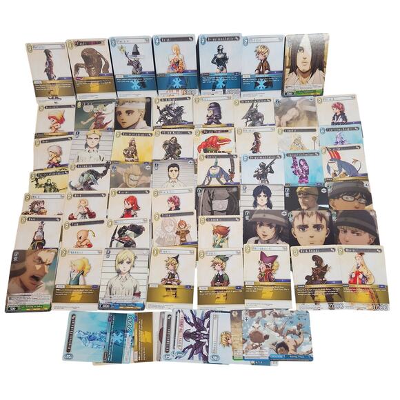 Final Fantasy TCG 48 Cards And Attack On Titan 18 Cards Lot NM Pre-owned - Picture 1 of 4